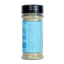 Load image into Gallery viewer, Auntie Nono&#39;s Everything Seasoning bottle with nutrition label. Zero Calories. 
