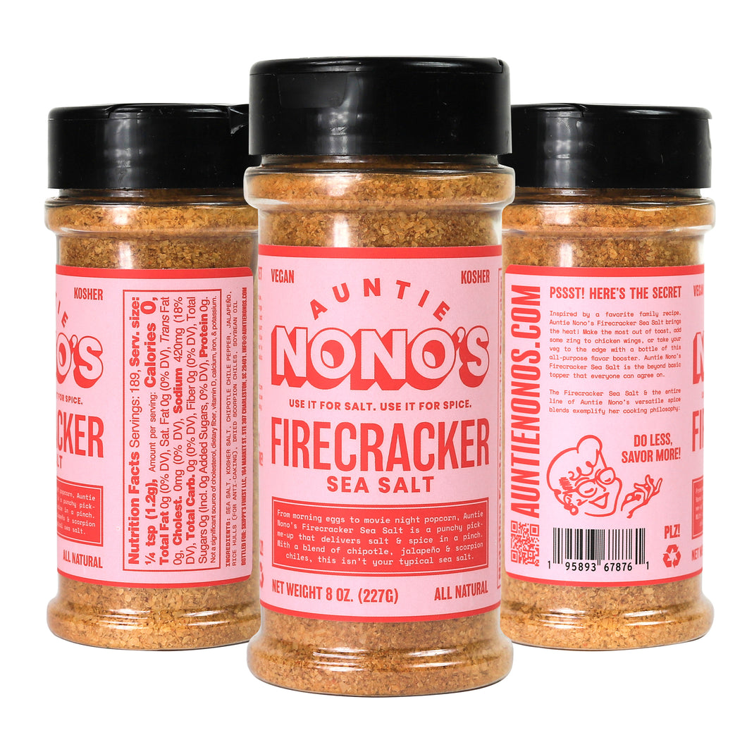 Case of Auntie Nono's Firecracker Sea Salt
