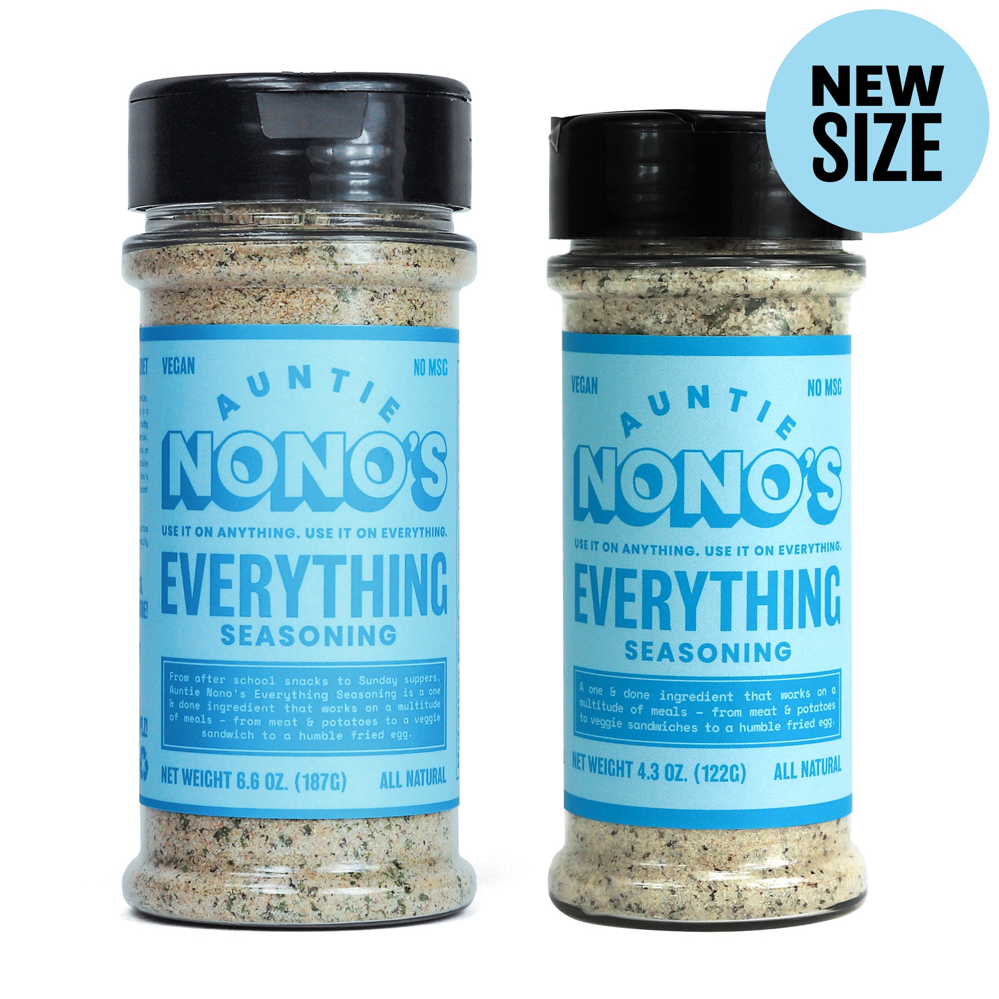 Auntie Nonos Everything Seasoning - Sea Salt Garlic & Onion Powder - Add  Fla